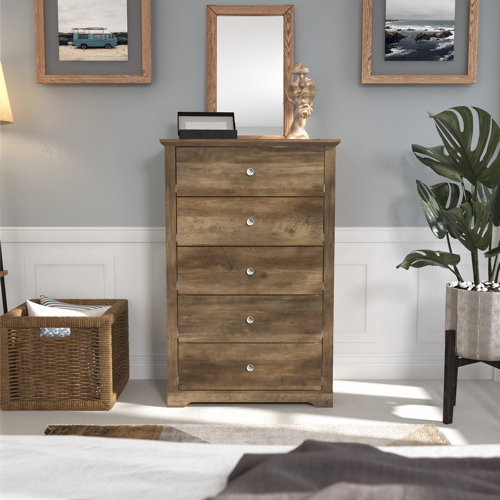 Kepner 5 Drawer 30.7'' W Dresser & Reviews Wayfair